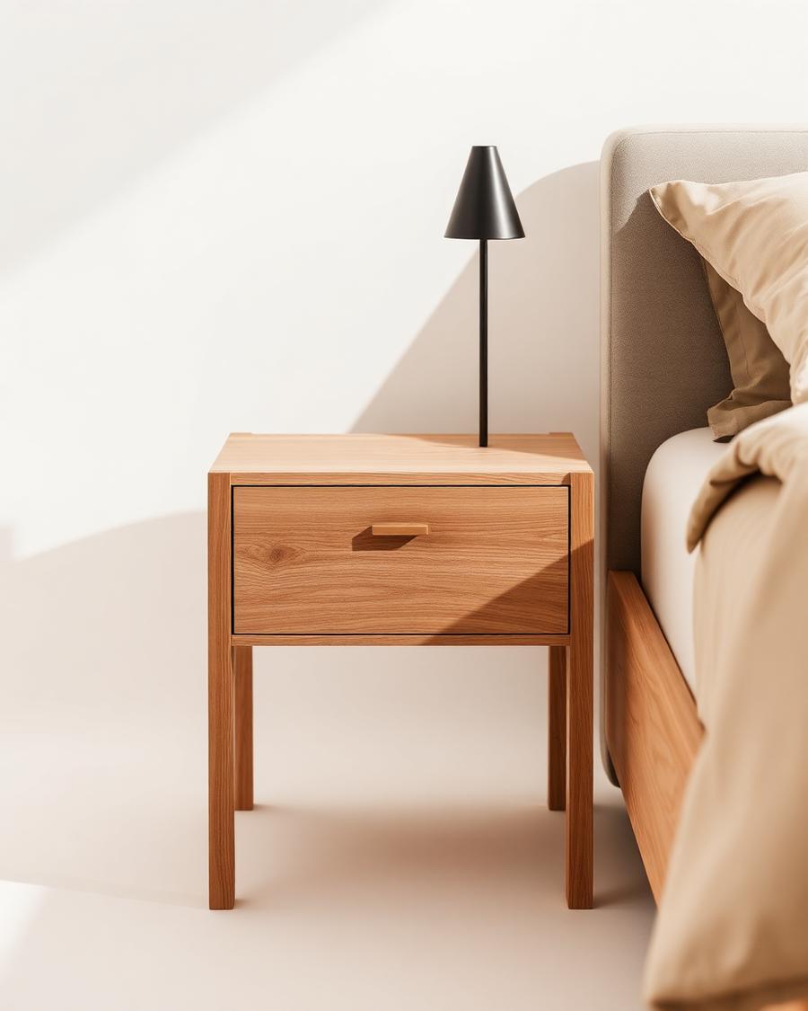 Minimalistisch nachtkastje